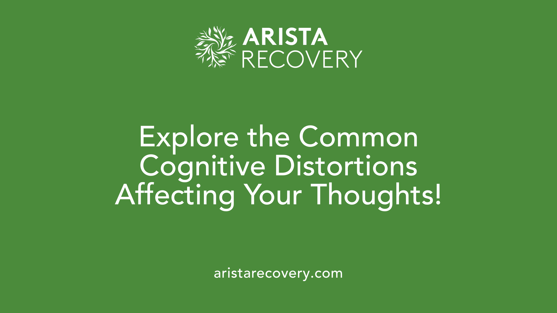 Explore the Common Cognitive Distortions Affecting Your Thoughts!
