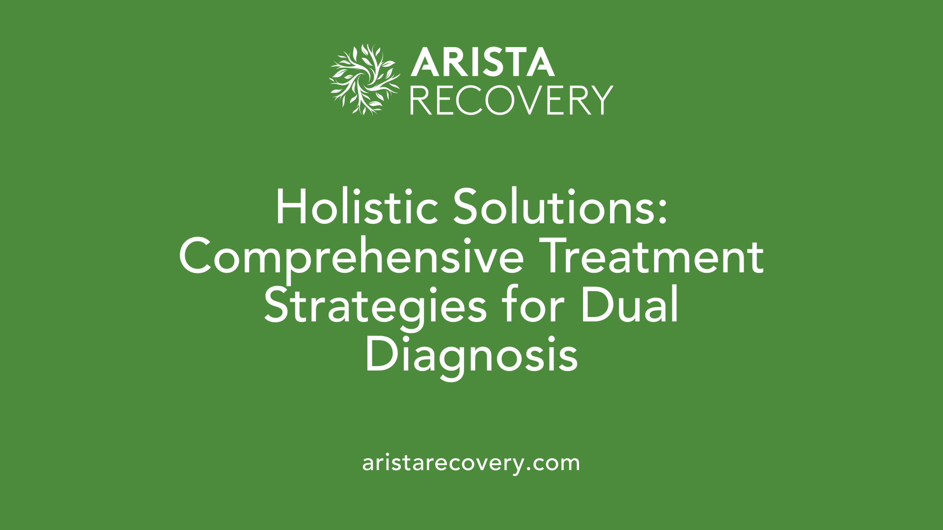 Holistic Solutions: Comprehensive Treatment Strategies for Dual Diagnosis