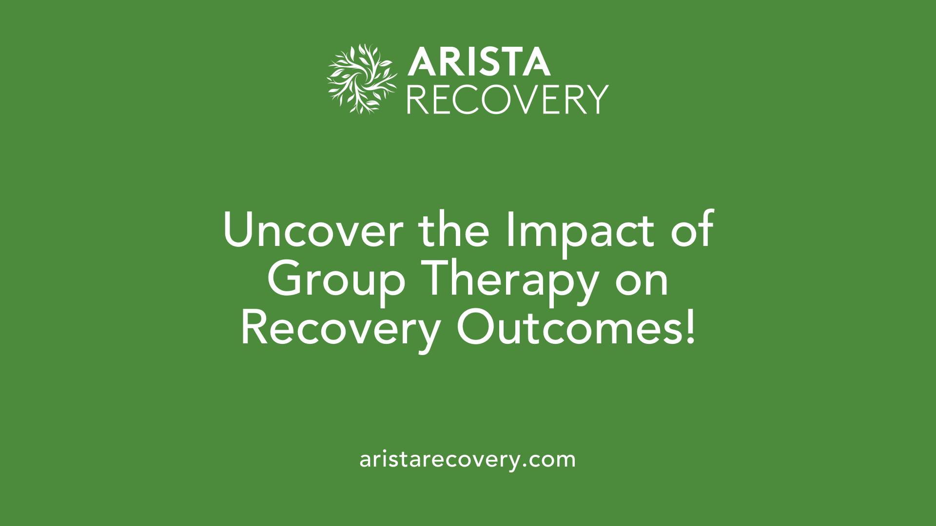 Uncover the Impact of Group Therapy on Recovery Outcomes!