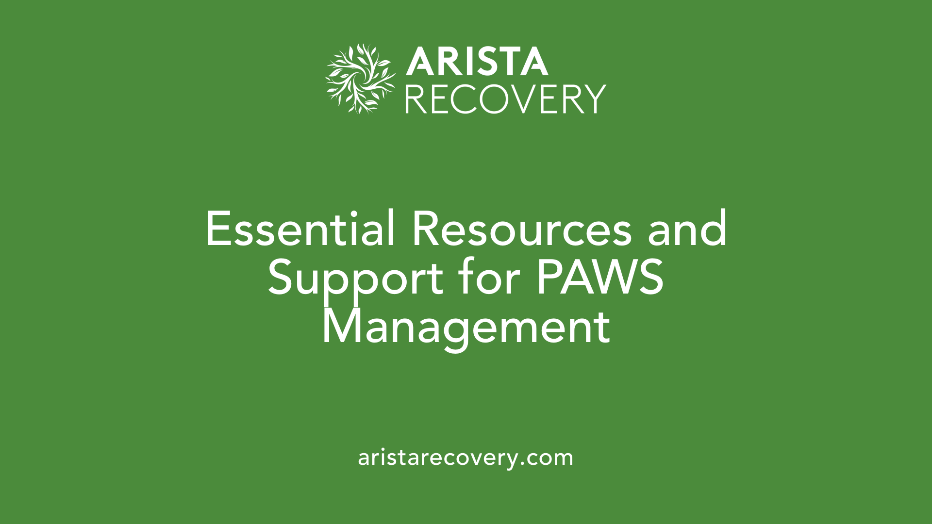 Essential Resources and Support for PAWS Management