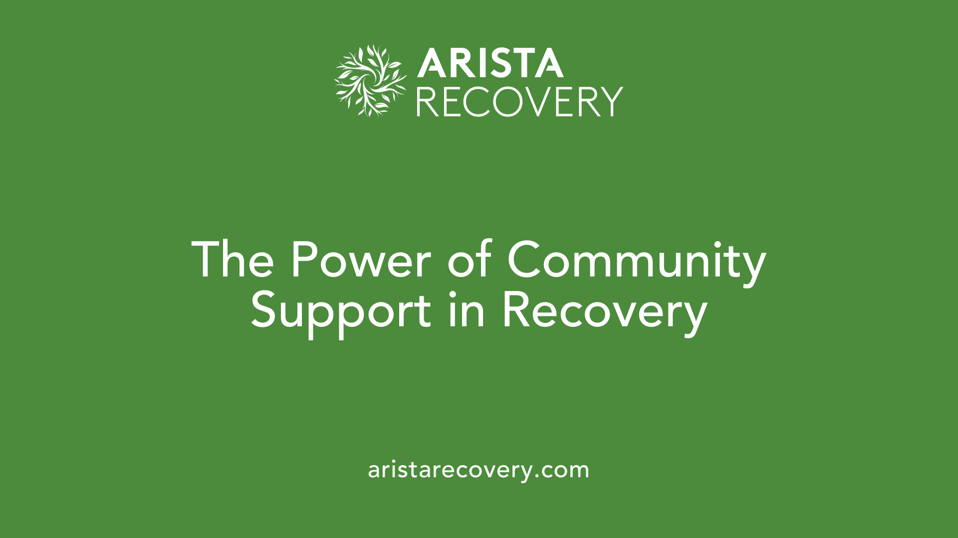 The Power of Community Support in Recovery