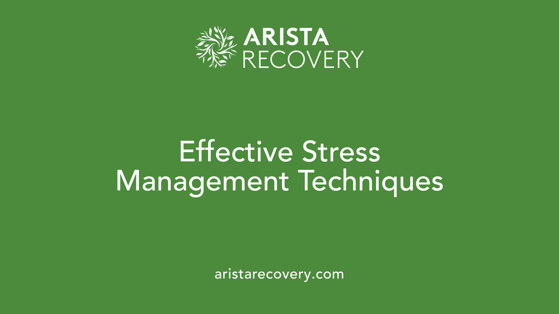 Effective Stress Management Techniques