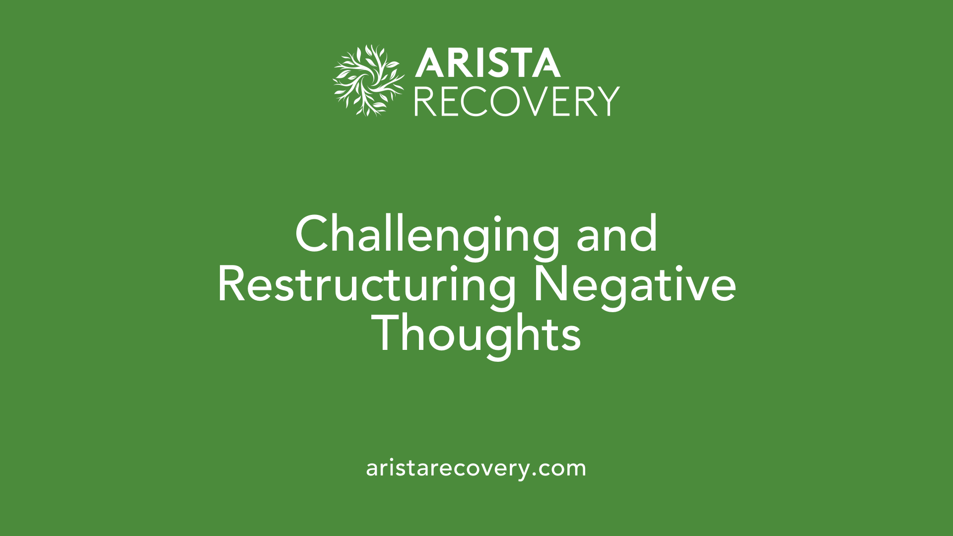 Challenging and Restructuring Negative Thoughts