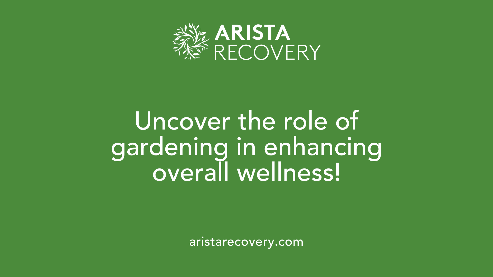 Uncover the role of gardening in enhancing overall wellness!