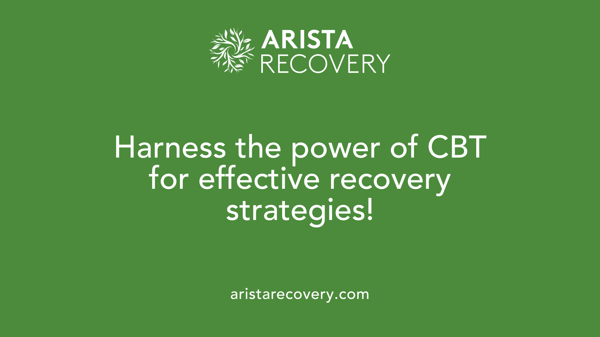 Harness the power of CBT for effective recovery strategies!