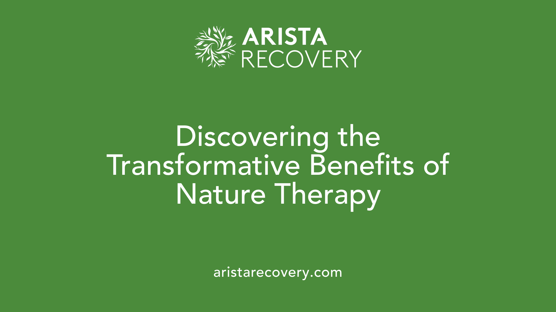 Discovering the Transformative Benefits of Nature Therapy