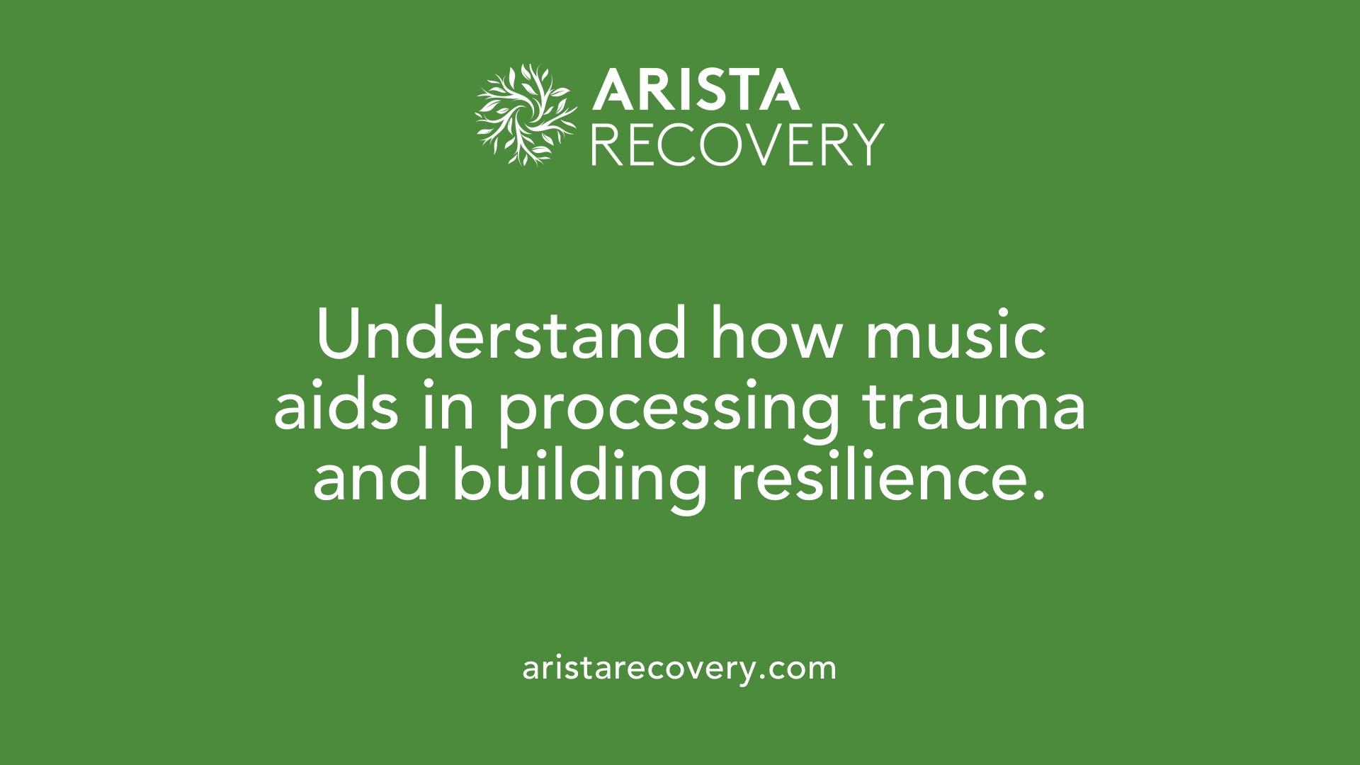 Understand how music aids in processing trauma and building resilience.