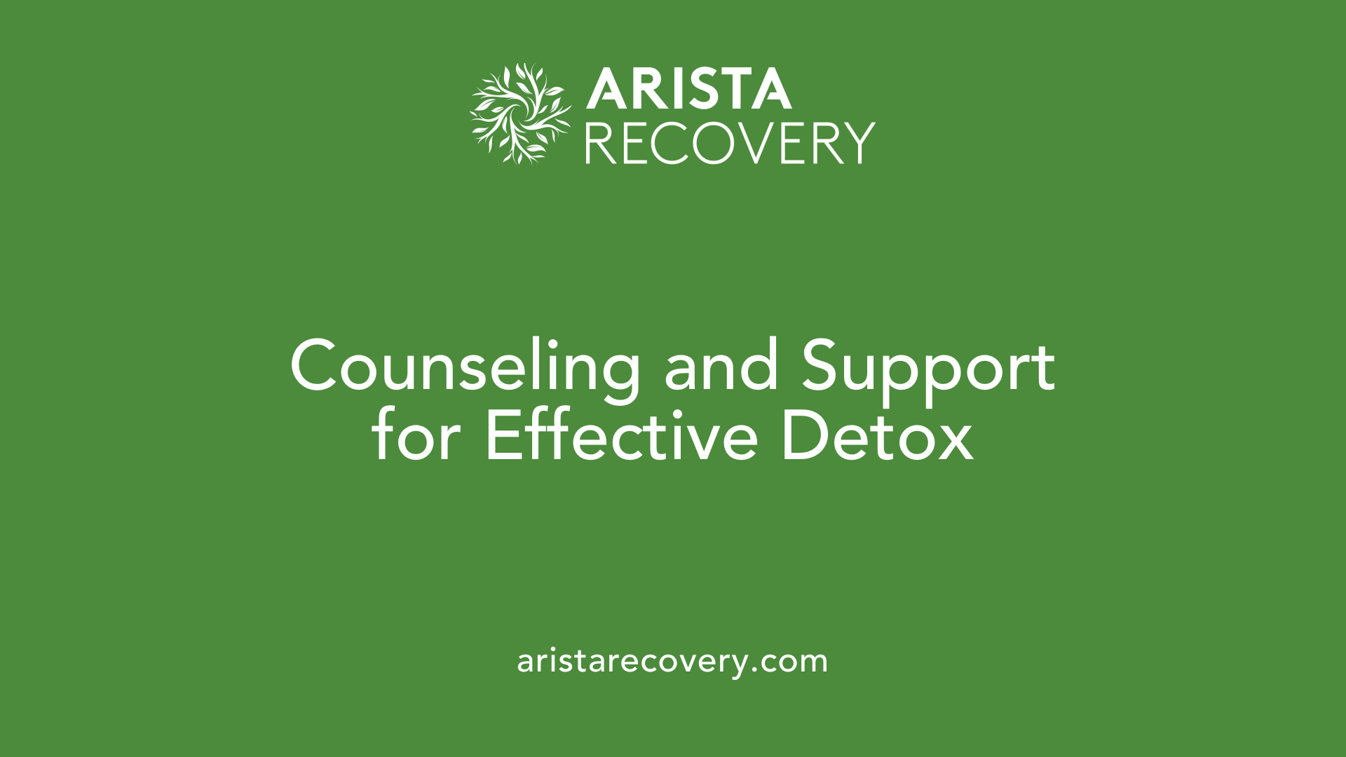 Counseling and Support for Effective Detox