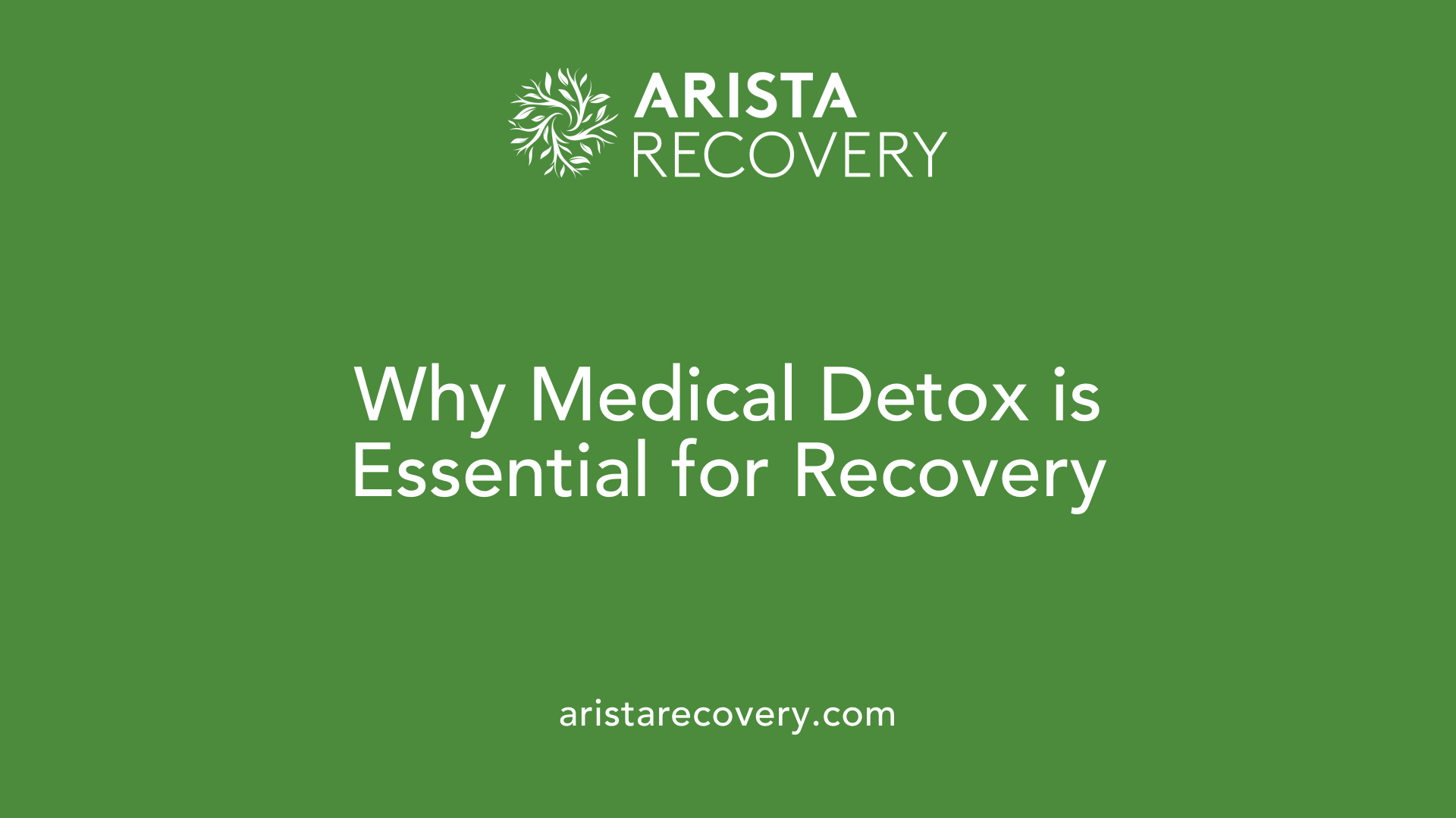Why Medical Detox is Essential for Recovery