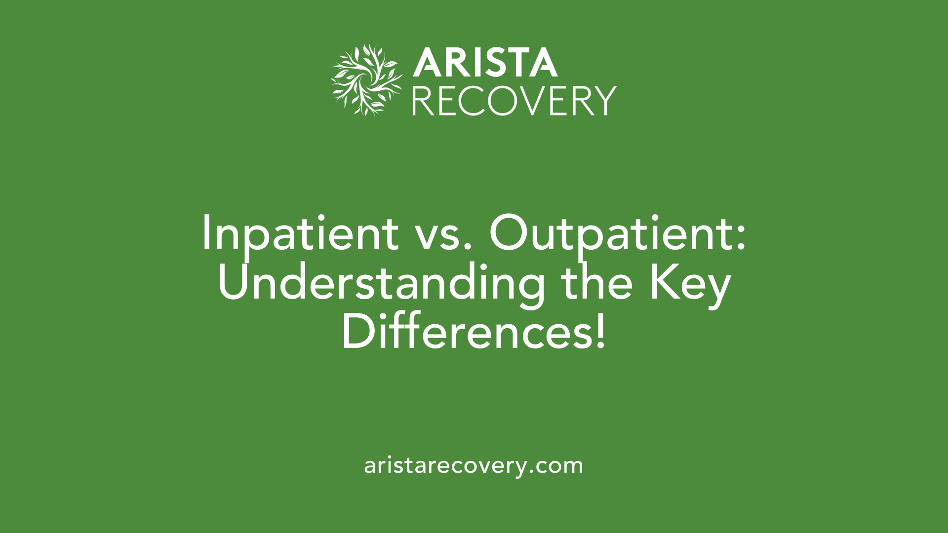 Inpatient vs. Outpatient: Understanding the Key Differences!