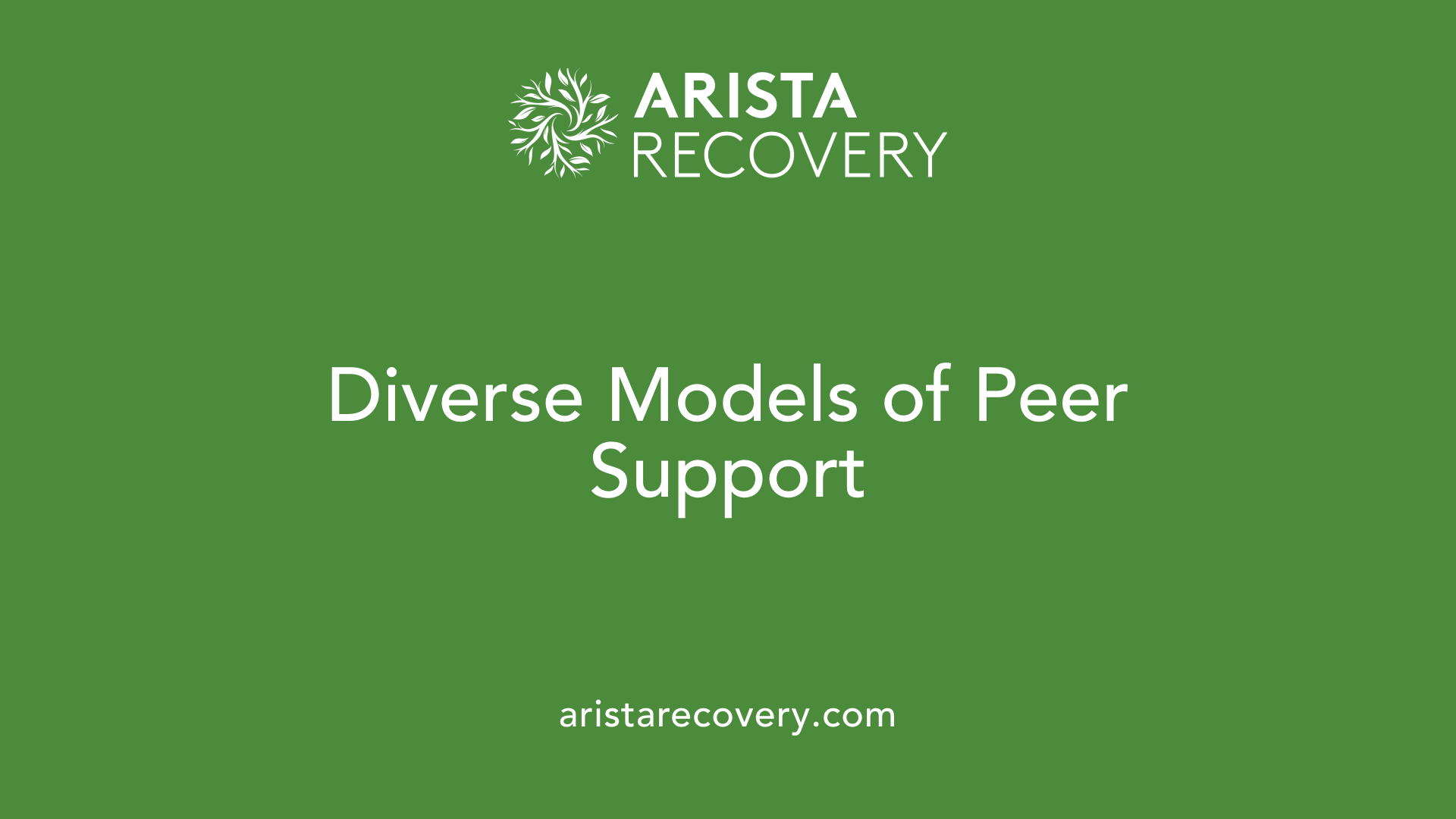 Diverse Models of Peer Support