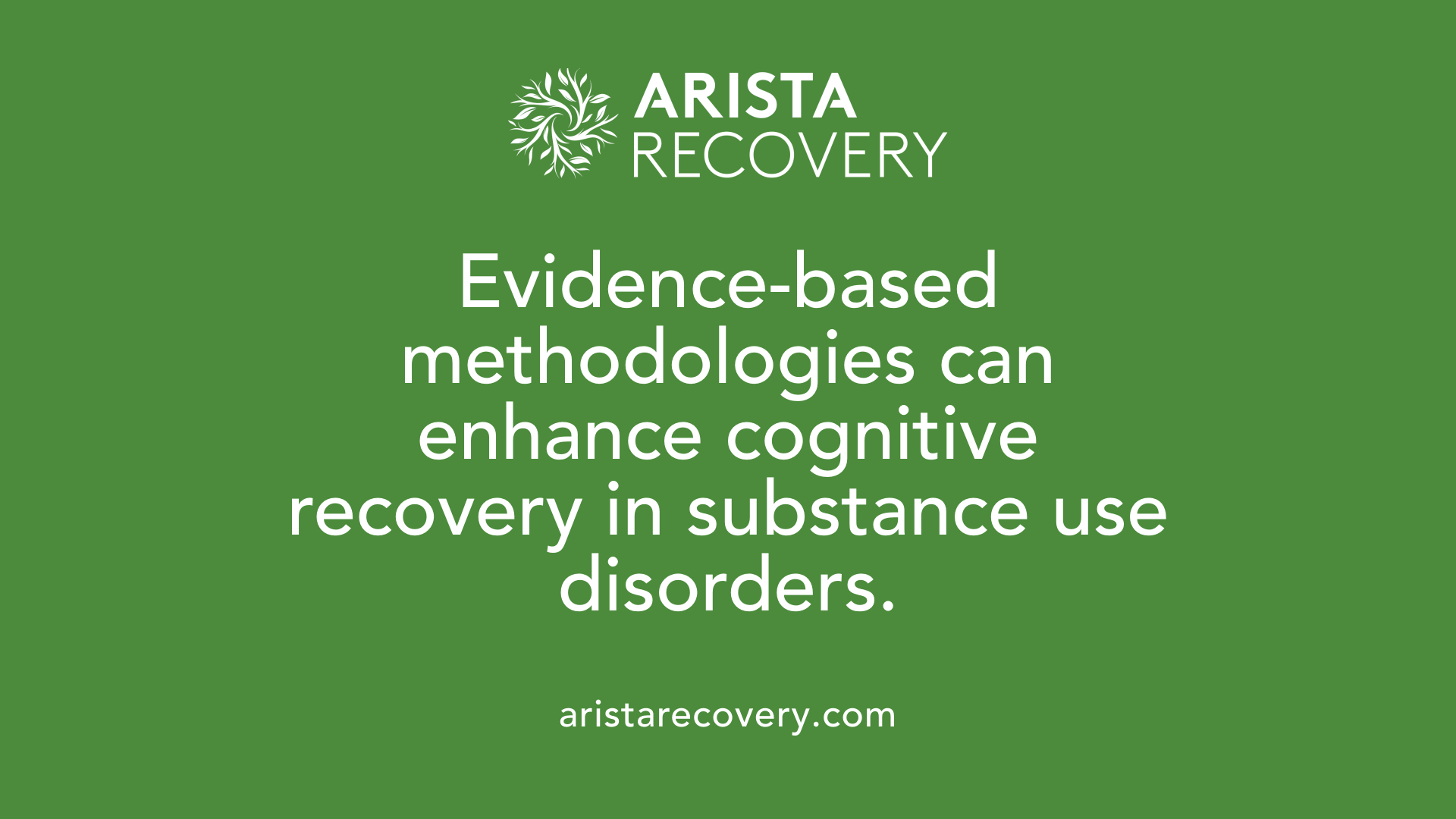 Evidence-based methodologies can enhance cognitive recovery in substance use disorders.