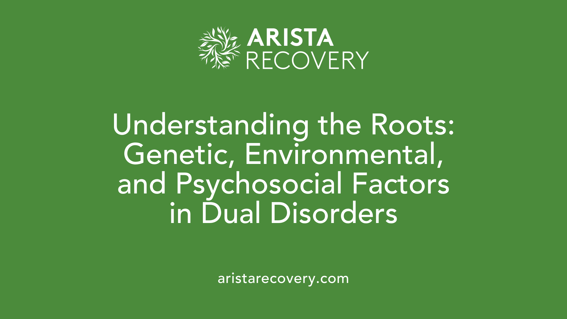 Understanding the Roots: Genetic, Environmental, and Psychosocial Factors in Dual Disorders