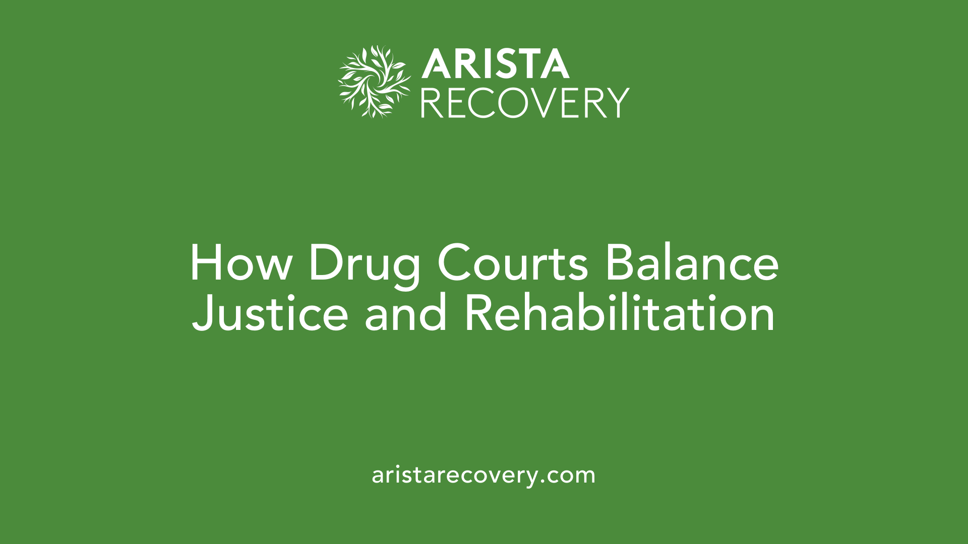 How Drug Courts Balance Justice and Rehabilitation