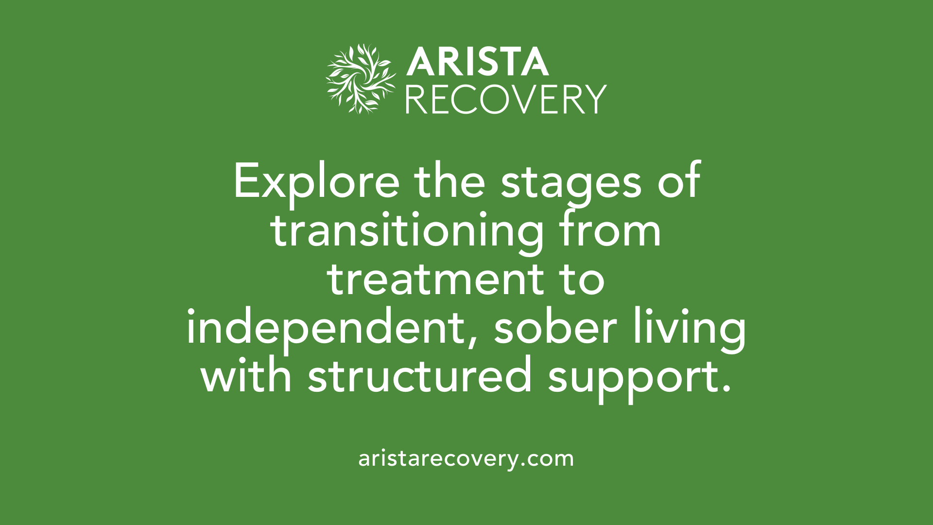 Explore the stages of transitioning from treatment to independent, sober living with structured support.