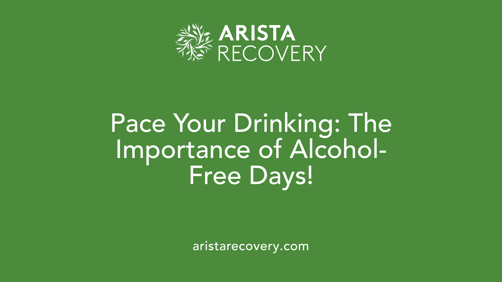 Pace Your Drinking: The Importance of Alcohol-Free Days!