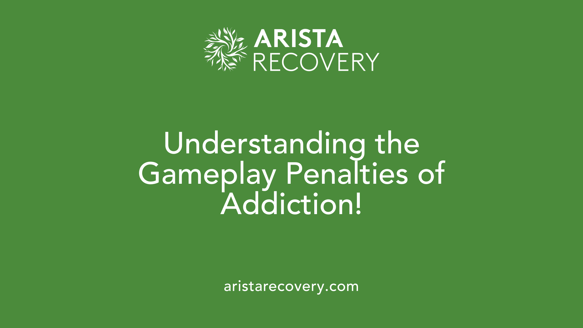 Understanding the Gameplay Penalties of Addiction!