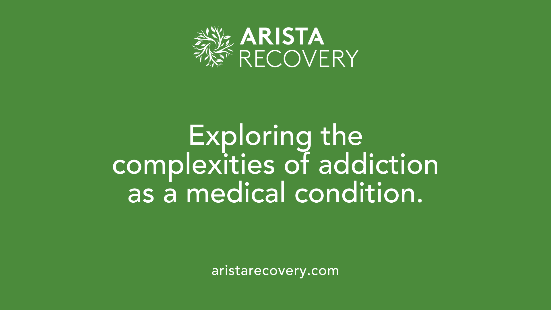 Exploring the complexities of addiction as a medical condition.