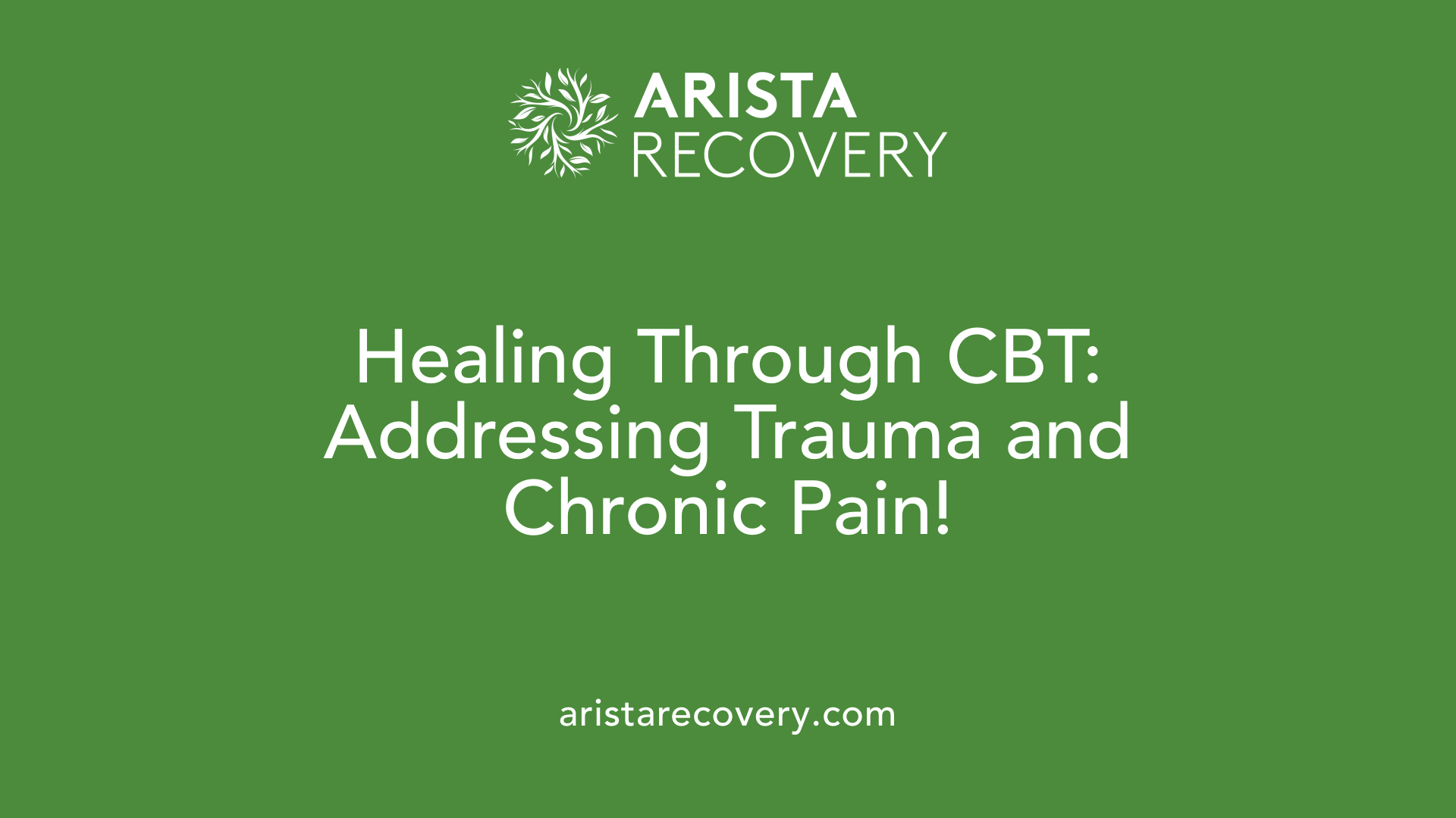 Healing Through CBT: Addressing Trauma and Chronic Pain!