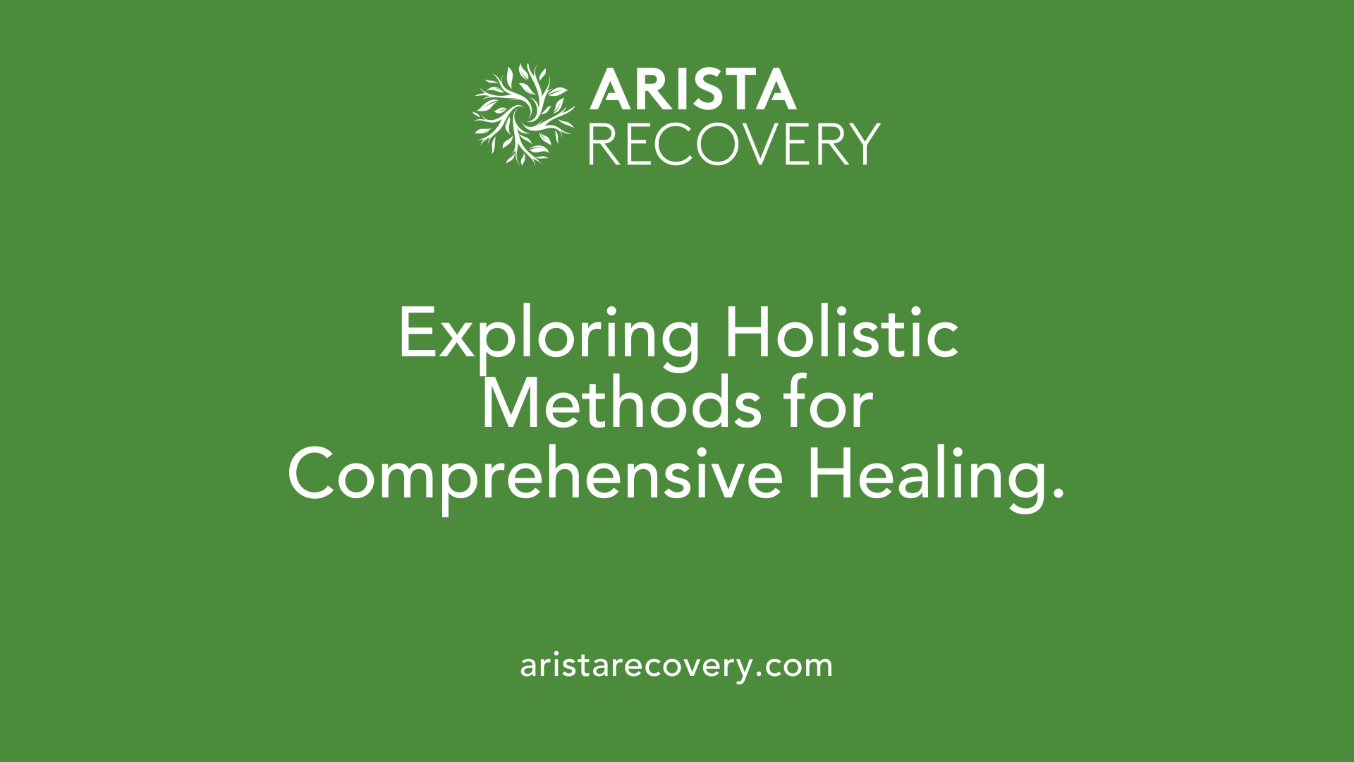 Exploring Holistic Methods for Comprehensive Healing.