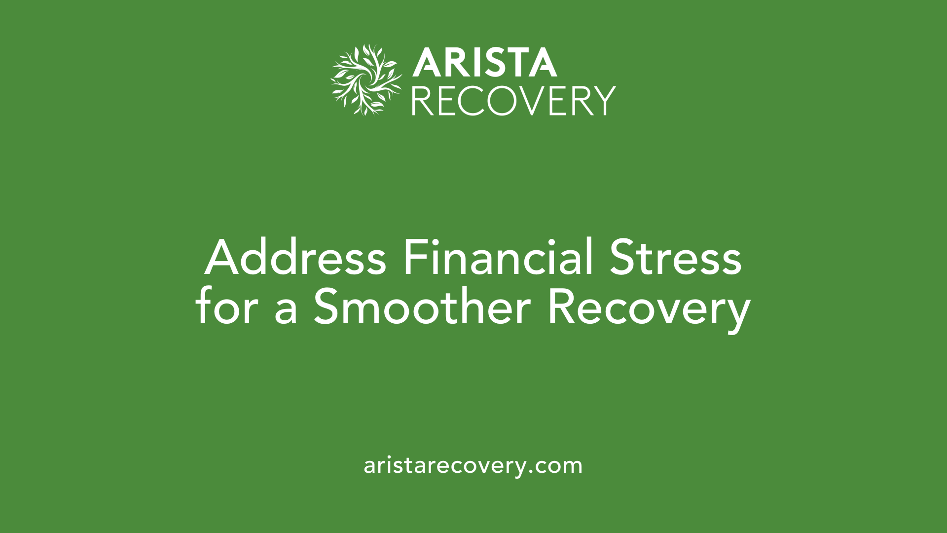 Address Financial Stress for a Smoother Recovery