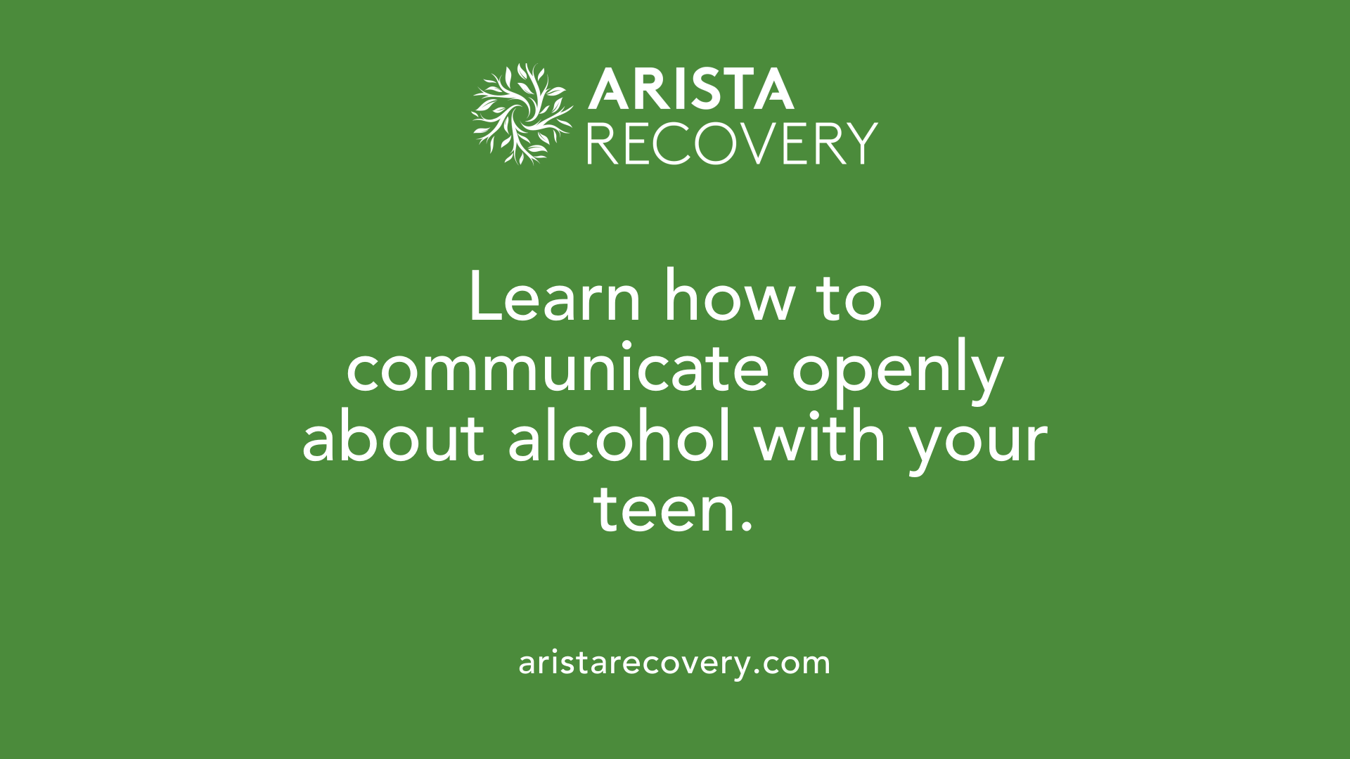 Learn how to communicate openly about alcohol with your teen.