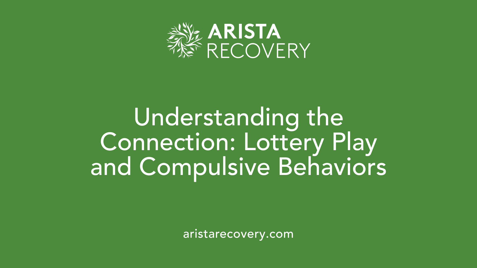 Understanding the Connection: Lottery Play and Compulsive Behaviors