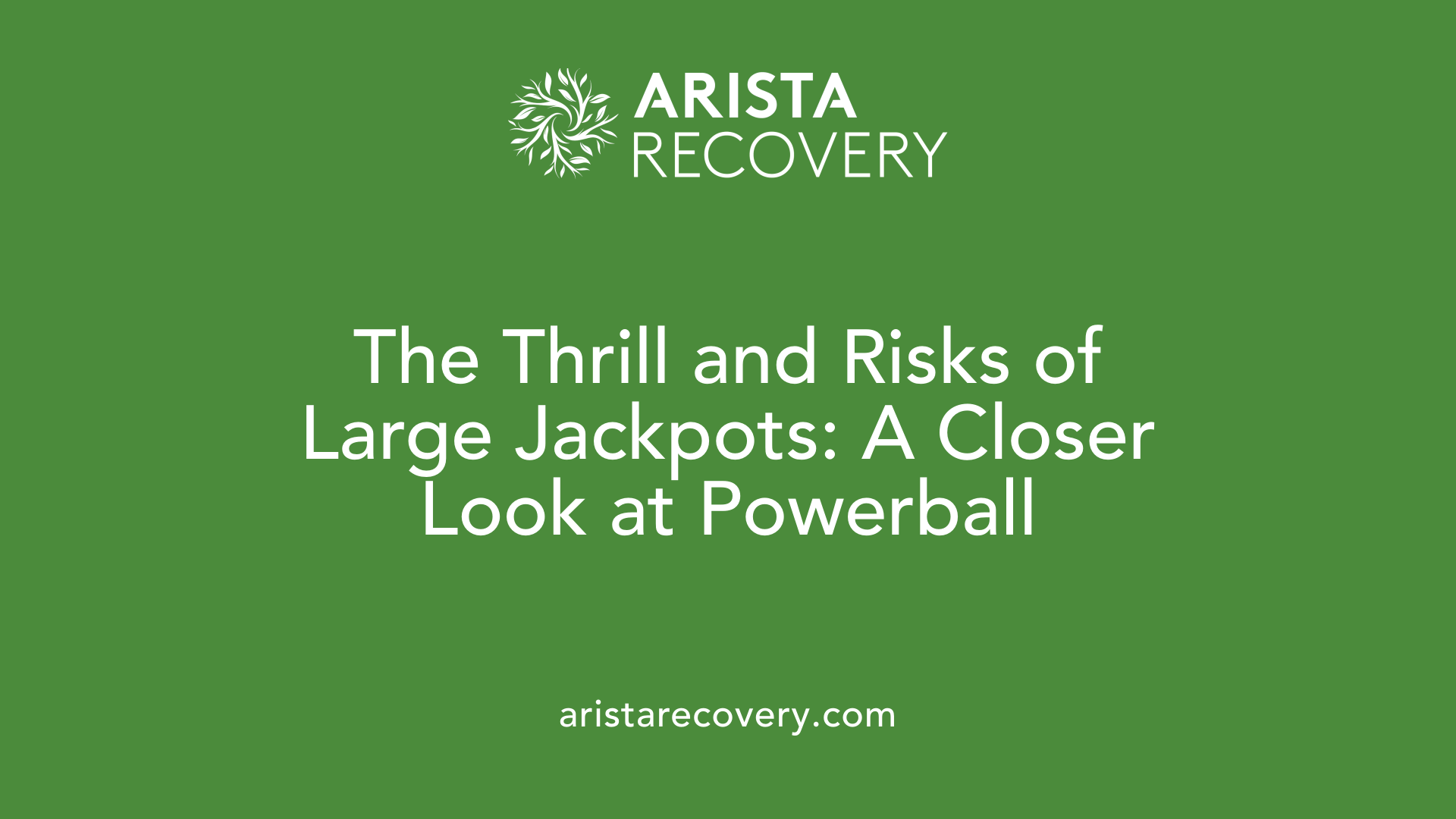 The Thrill and Risks of Large Jackpots: A Closer Look at Powerball