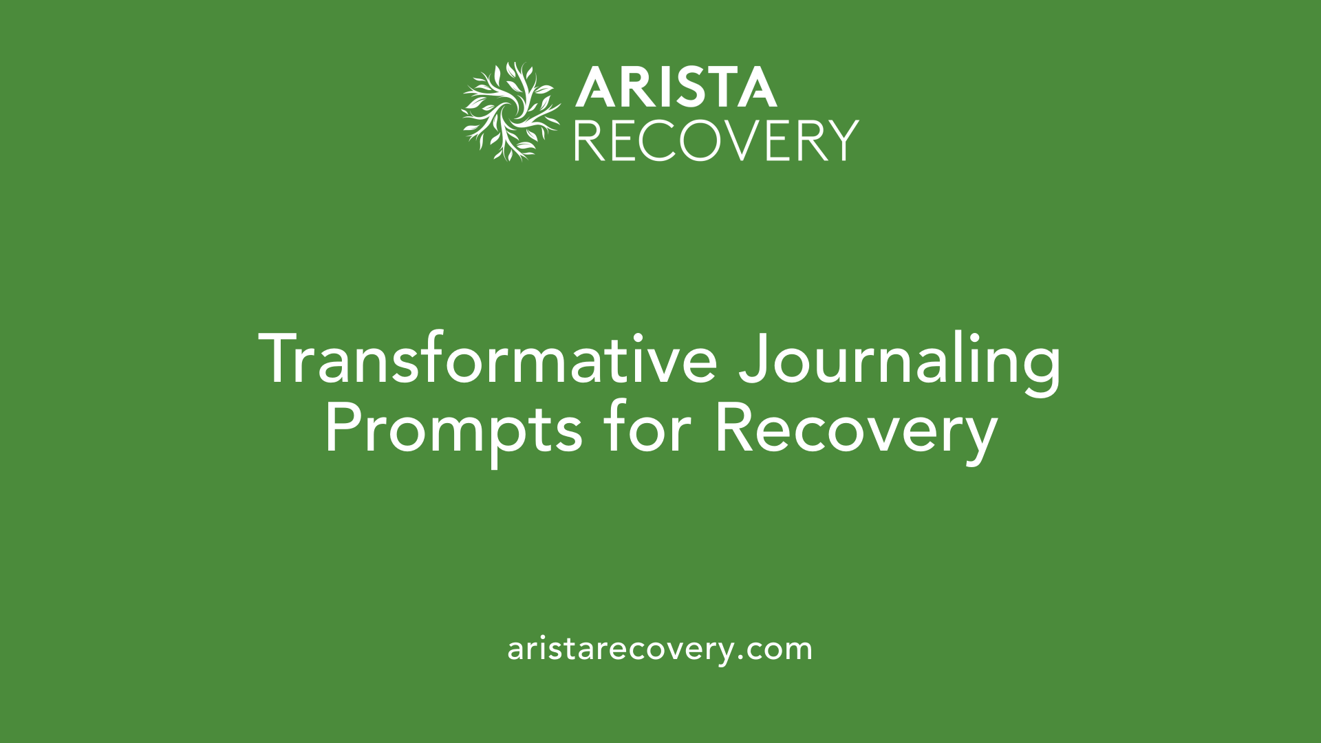 Transformative Journaling Prompts for Recovery