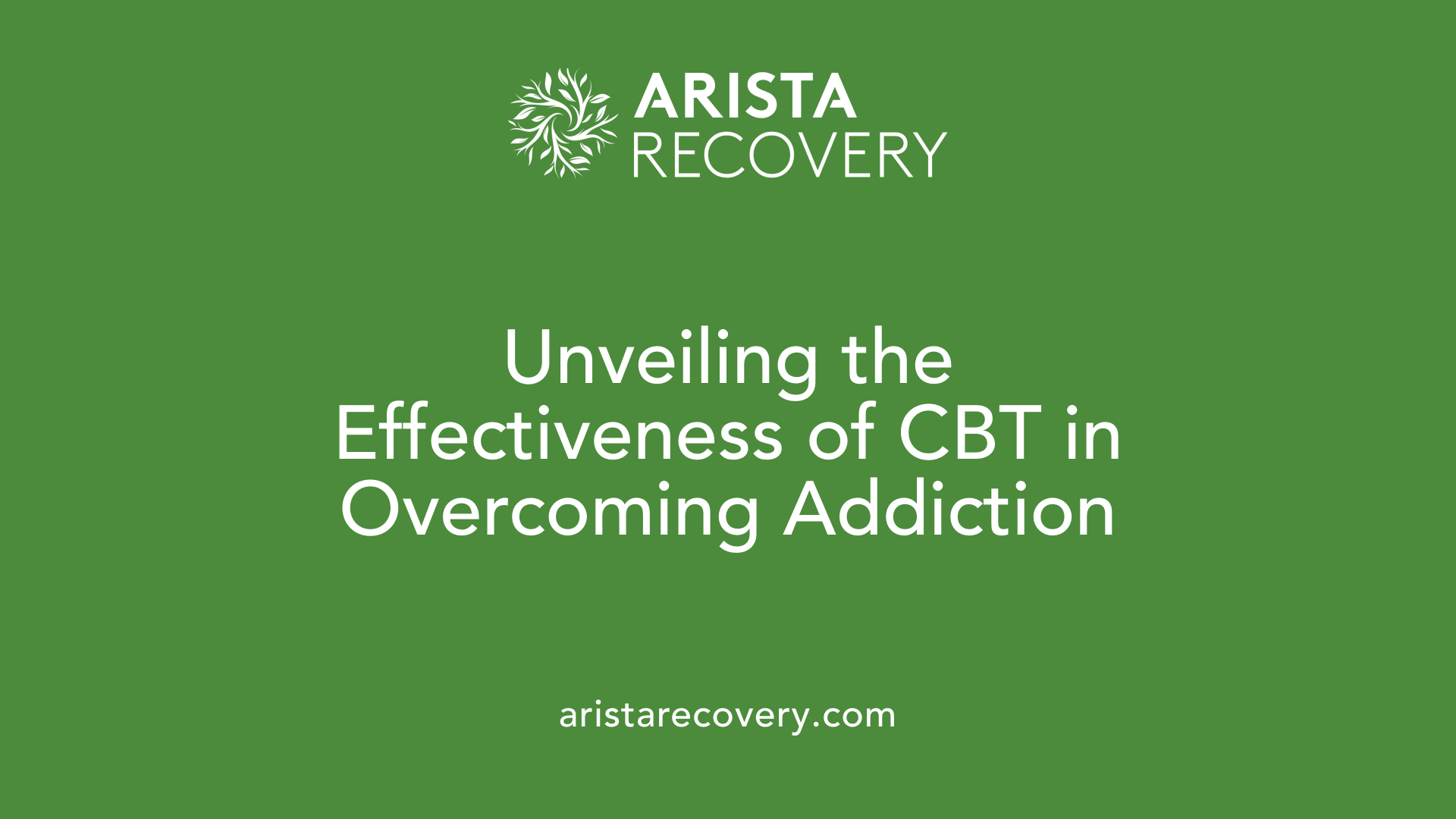 Unveiling the Effectiveness of CBT in Overcoming Addiction