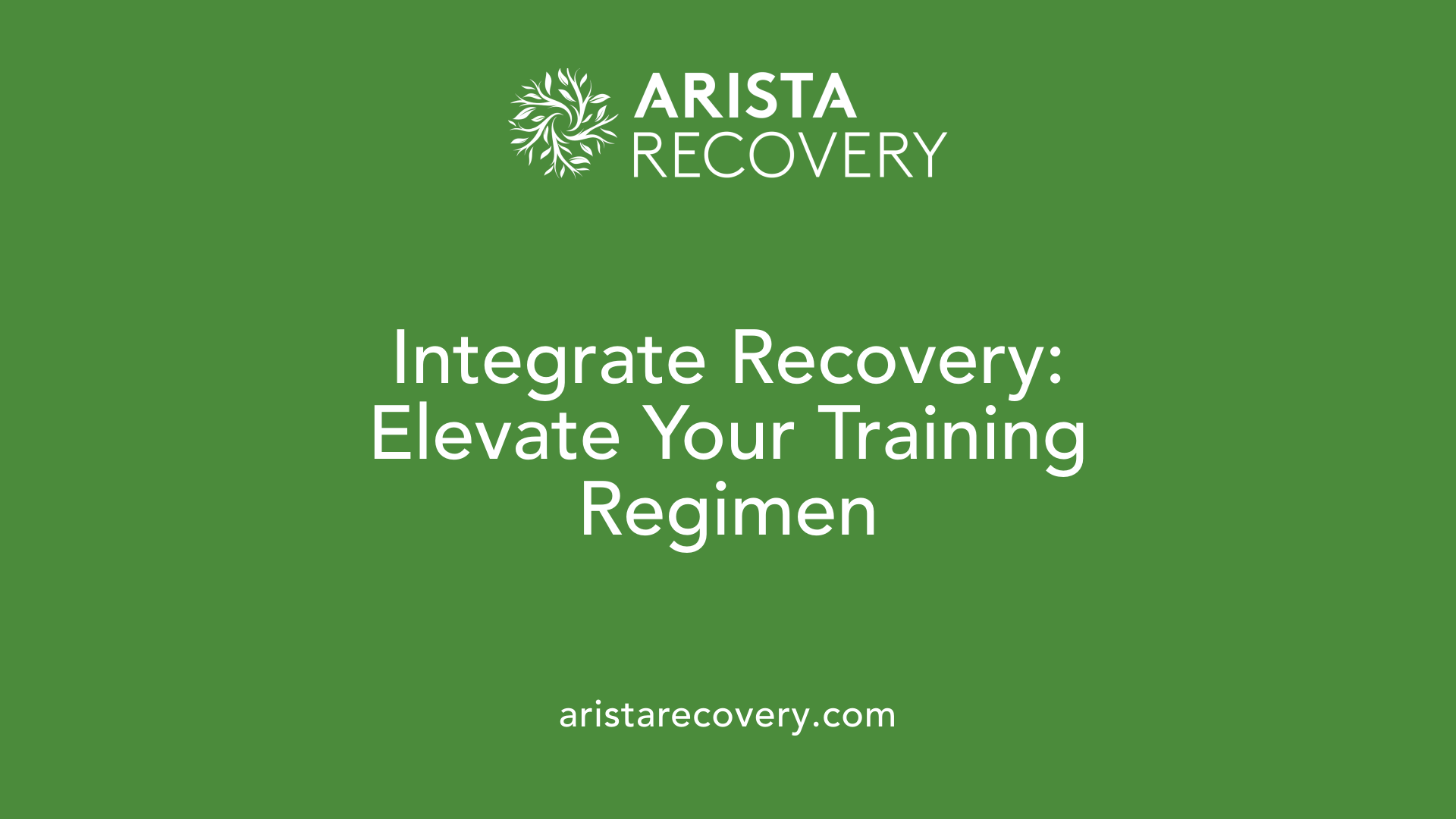 Integrate Recovery: Elevate Your Training Regimen