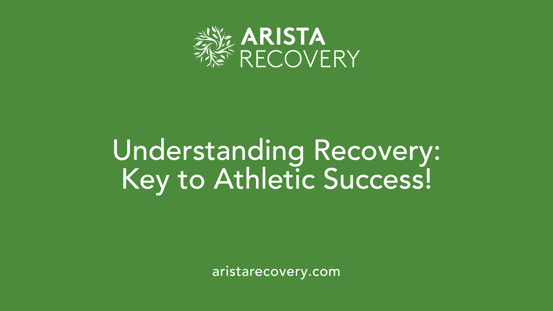 Understanding Recovery: Key to Athletic Success!