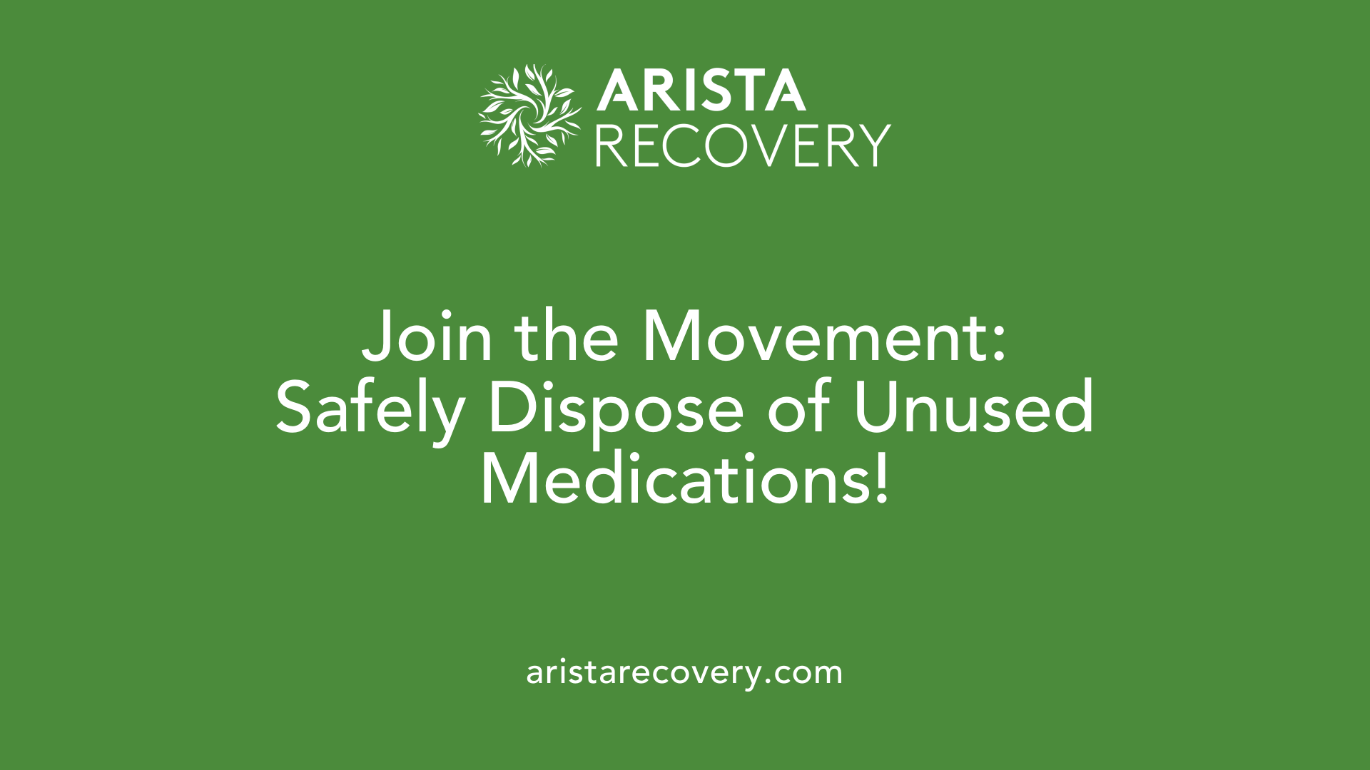 Join the Movement: Safely Dispose of Unused Medications!