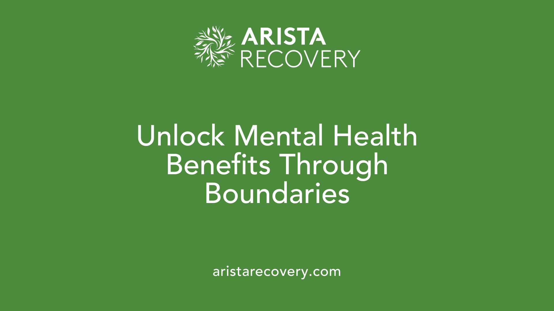 Unlock Mental Health Benefits Through Boundaries