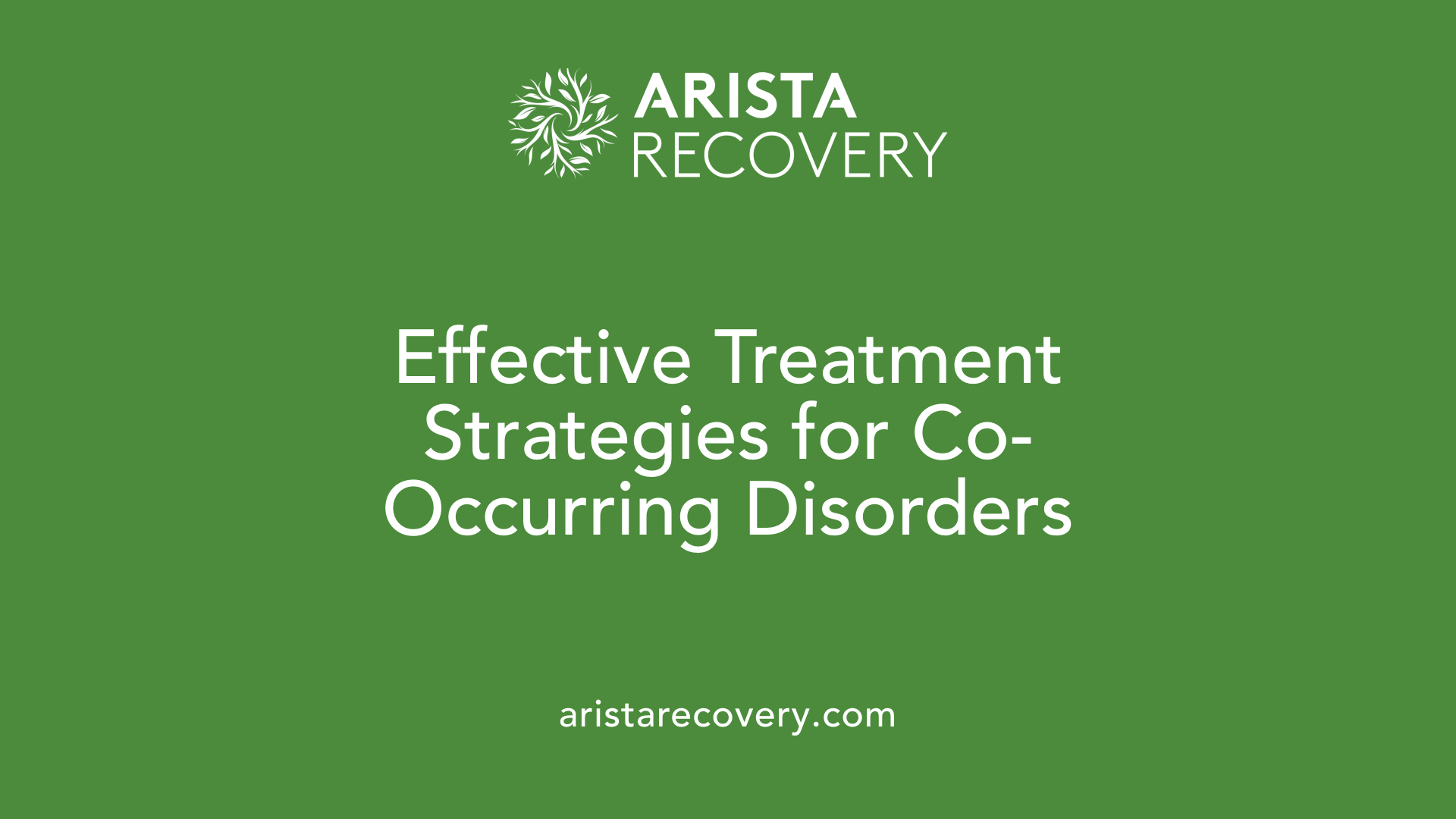Effective Treatment Strategies for Co-Occurring Disorders