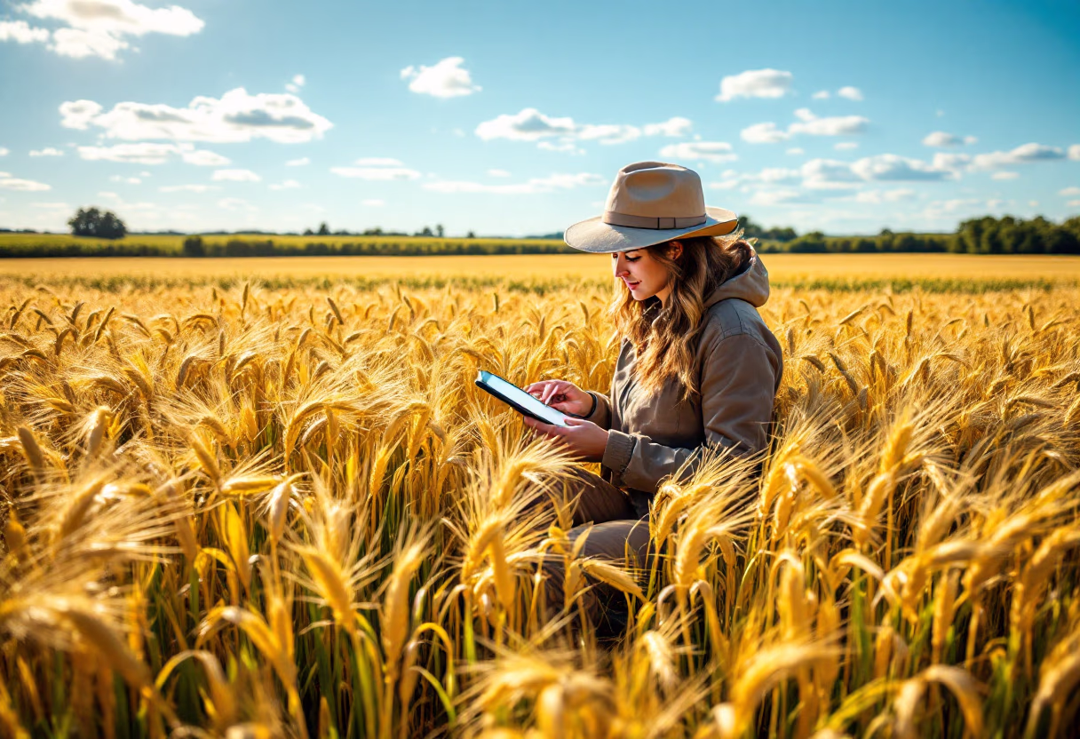 image of crop yield research