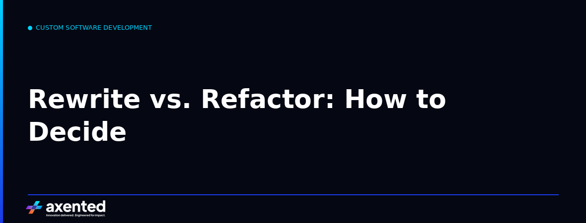 software-rewrite-vs-refactor-cover