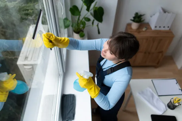 cleaning home