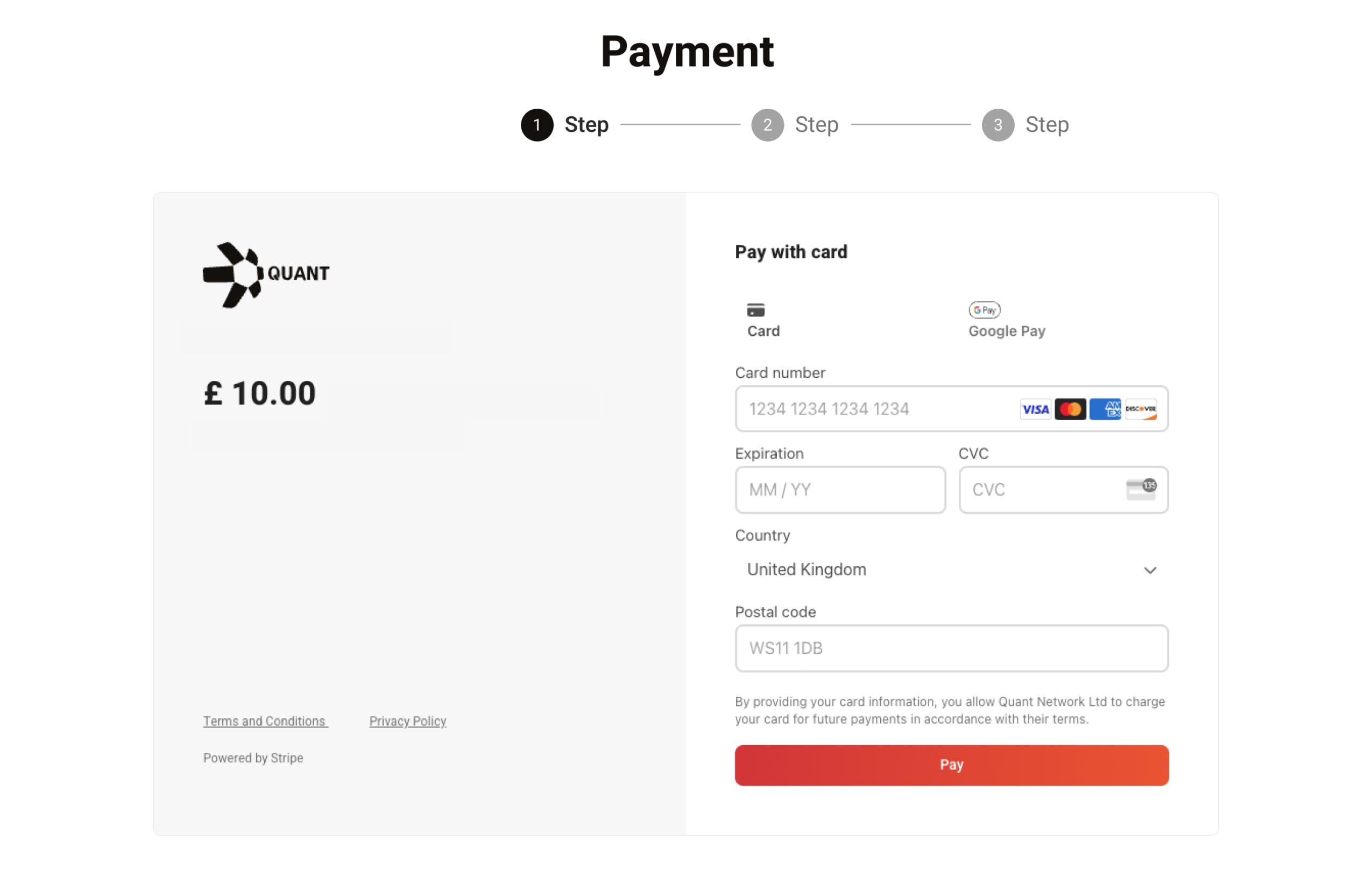 Payment Flow Experience
