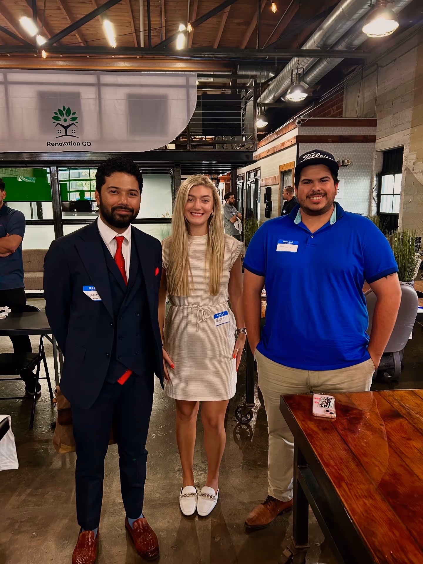 Team members at Investor Meet up