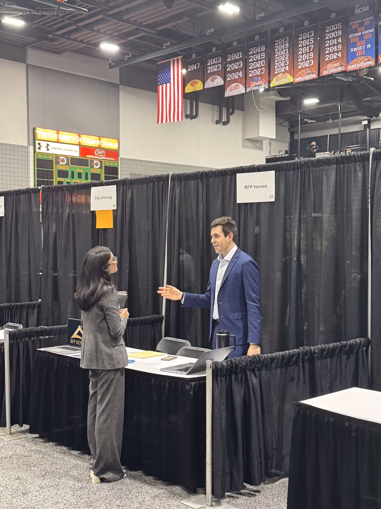 RFP Homes at a Career Fair