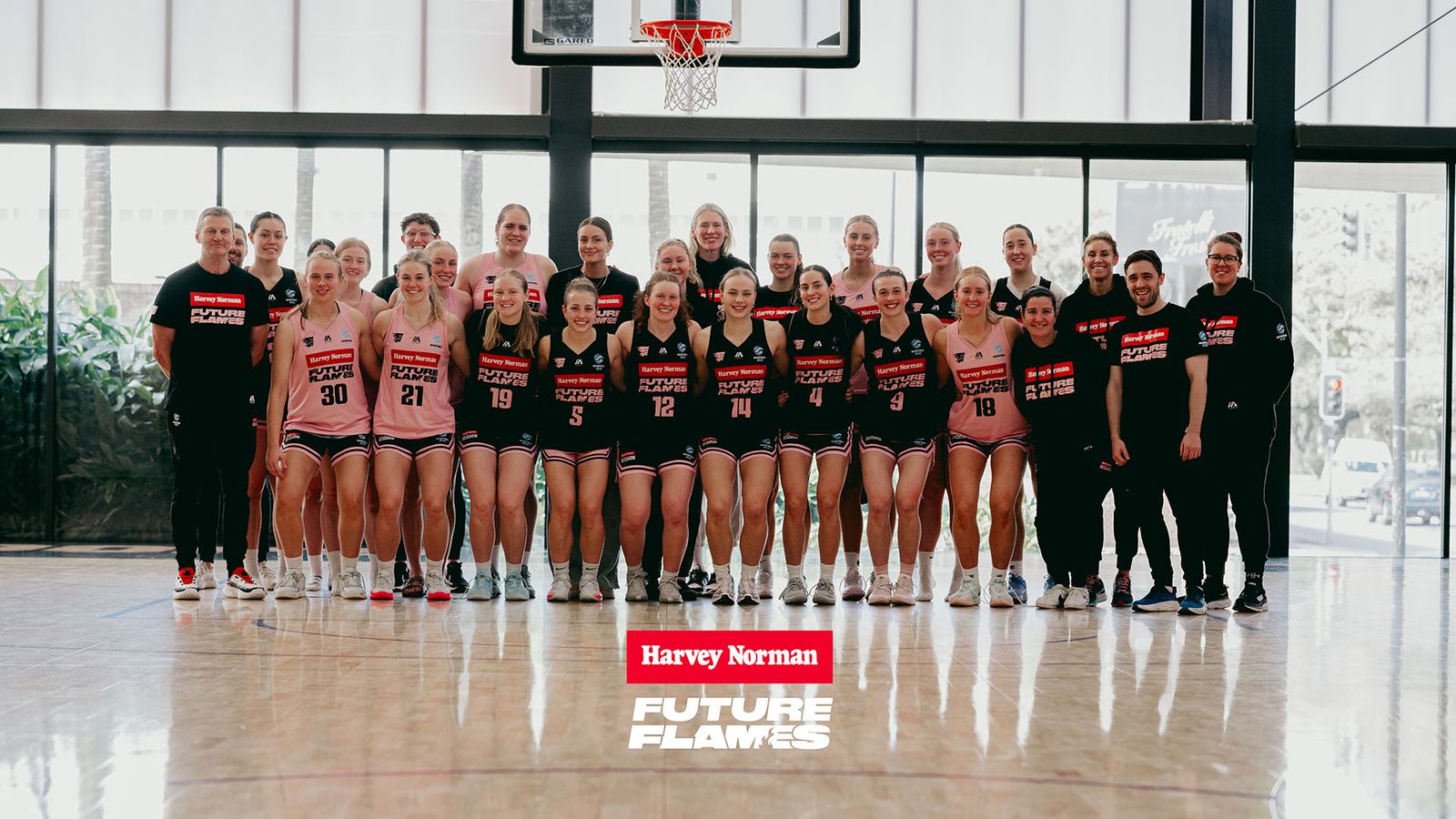 Sydney Flames players and Future Flames program