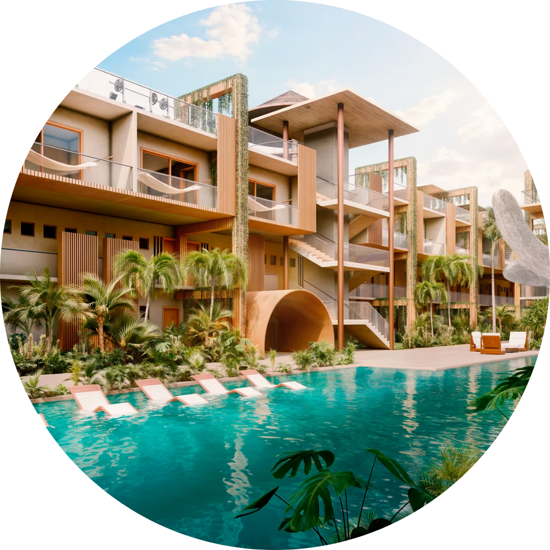Hubox Paradise swimming pool