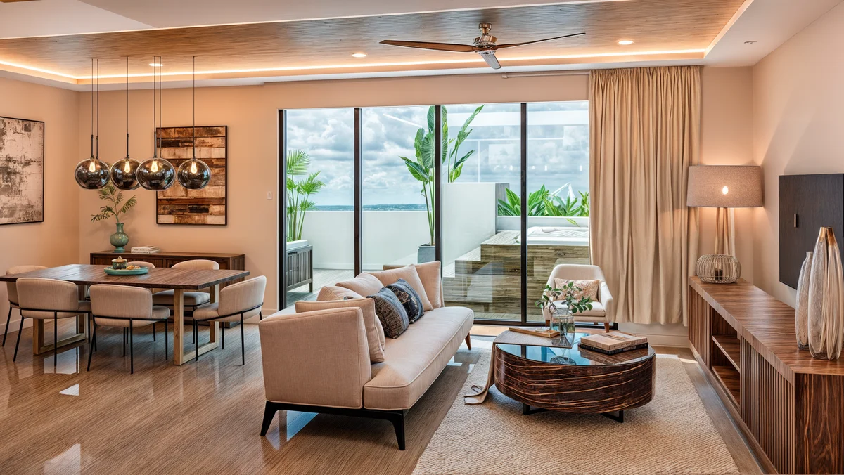 A bottom-center view of a Couch featuring furniture and interior design.