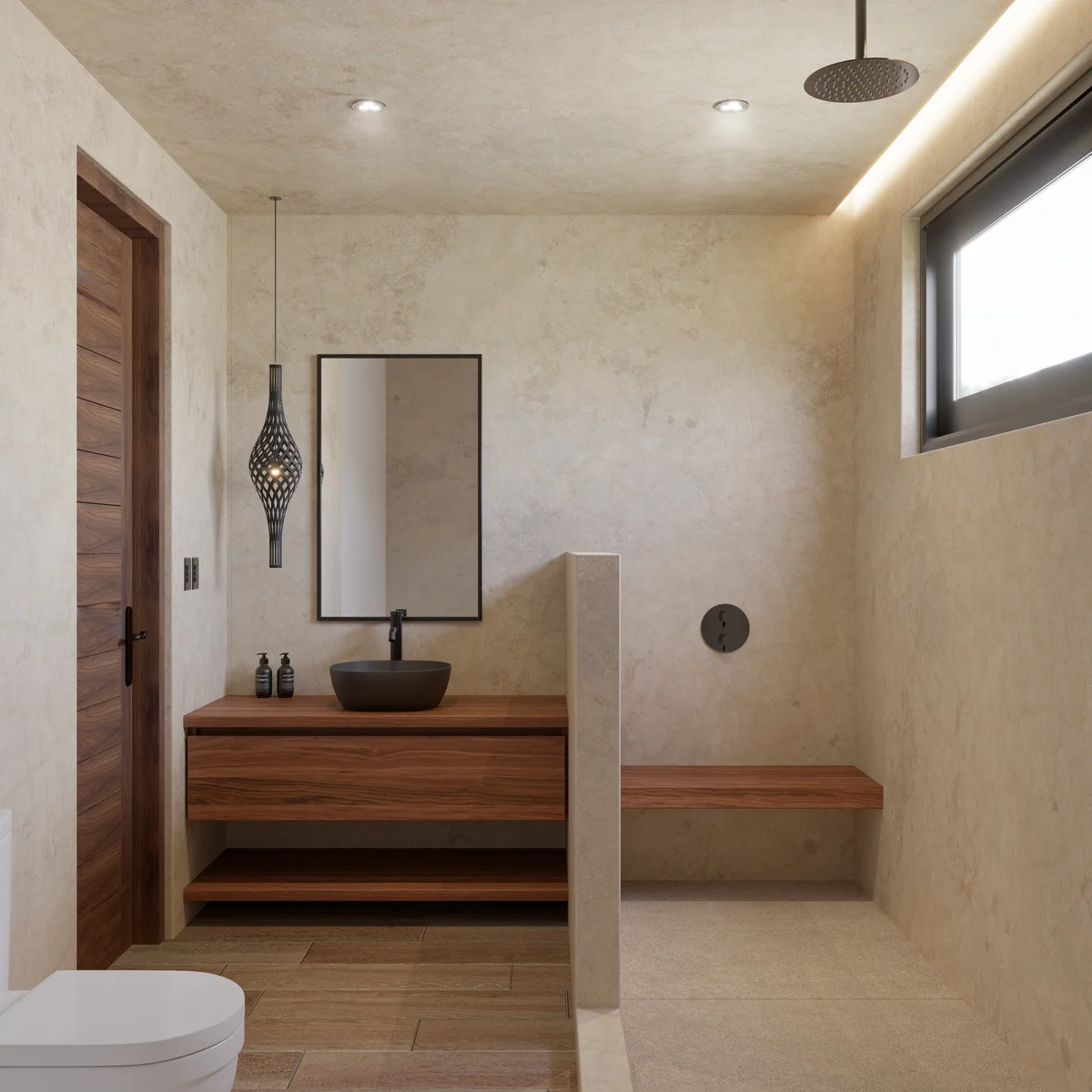 A top-right view of a Window featuring wall and flooring.