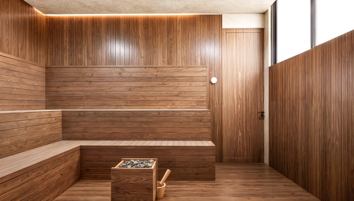 A middle-right view of a Door featuring wood and flooring.