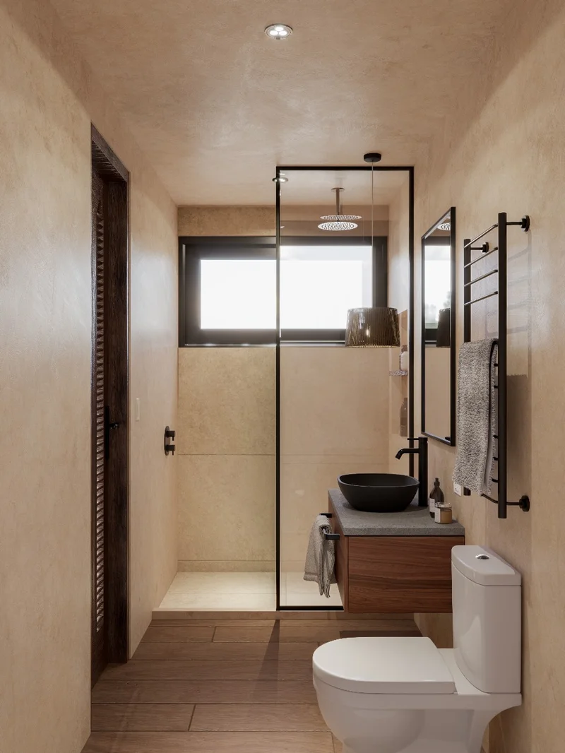 A bottom-right view of a Toilet featuring bathroom and plumbing fixture.