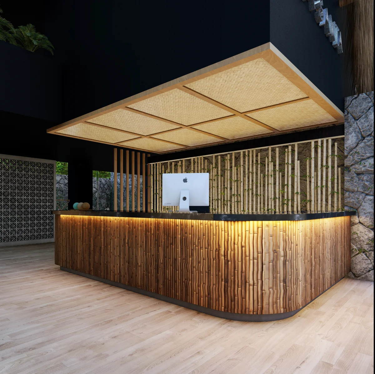 Image of Lobby at Hoja Santa, featuring Lobby, Reception Desk.