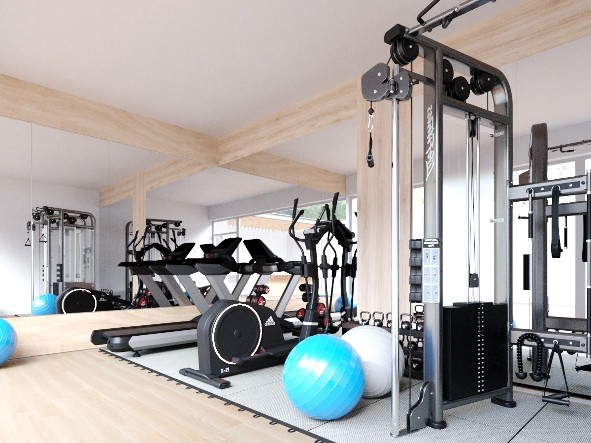 Image of Gym at Le 35 Residences, featuring Fitness Center, Private Gym.