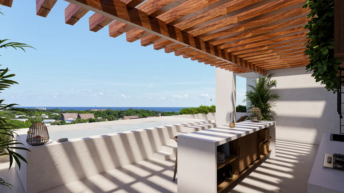 Image of Swimming Pool at Hoxul, featuring Rooftop Terrace, Private Pool.